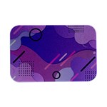 Colorful Labstract Wallpaper Theme Open Lid Metal Box (Silver)   Front