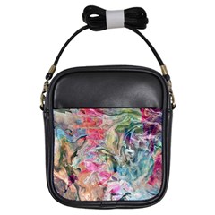 Flow Girls Sling Bag by kaleidomarblingart