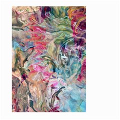 Flow Large Garden Flag (two Sides) by kaleidomarblingart