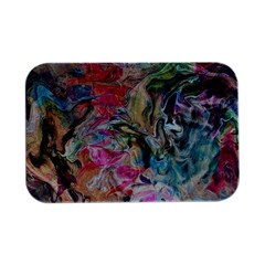 Flow Open Lid Metal Box (silver)   by kaleidomarblingart