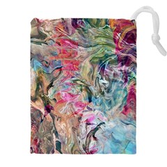 Flow Drawstring Pouch (5xl) by kaleidomarblingart