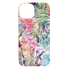 Flow Iphone 15 Plus Black Uv Print Pc Hardshell Case by kaleidomarblingart