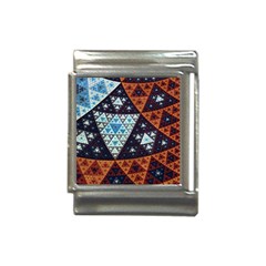 Fractal Triangle Geometric Abstract Pattern Italian Charm (13mm)