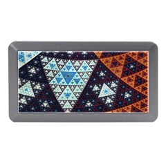 Fractal Triangle Geometric Abstract Pattern Memory Card Reader (mini)