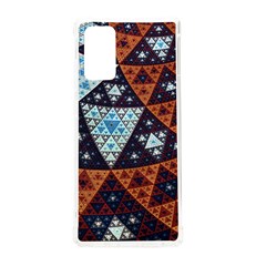 Fractal Triangle Geometric Abstract Pattern Samsung Galaxy Note 20 Tpu Uv Case by Cemarart