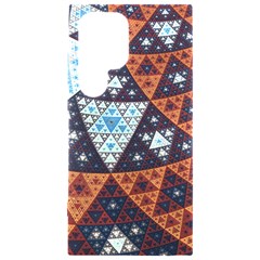 Fractal Triangle Geometric Abstract Pattern Samsung Galaxy S24 Ultra 6 9 Inch Black Tpu Uv Case