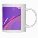 Colorful Labstract Wallpaper Theme White Mug Right