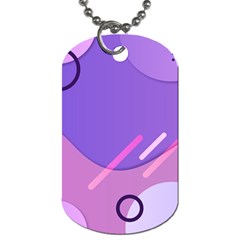 Colorful Labstract Wallpaper Theme Dog Tag (two Sides)