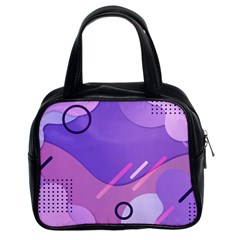 Colorful Labstract Wallpaper Theme Classic Handbag (two Sides)