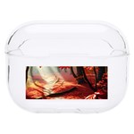 Forest Path Red Nature Hard PC AirPods Pro Case Front