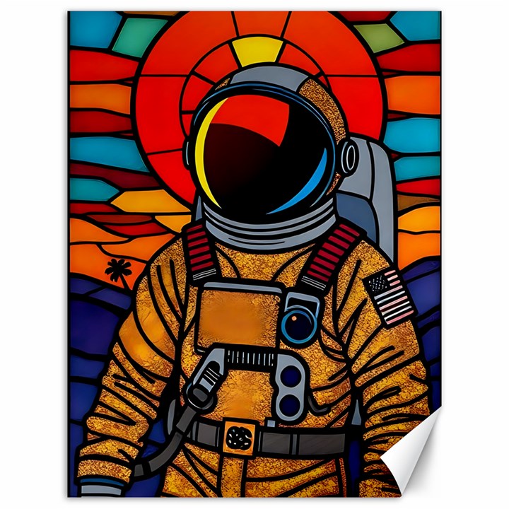 Astronaut Canvas 12  x 16 