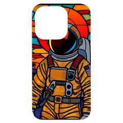 Astronaut Iphone 14 Pro Black Uv Print Case by AIDreaming