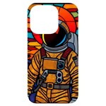 Astronaut iPhone 14 Pro Black UV Print Case Front