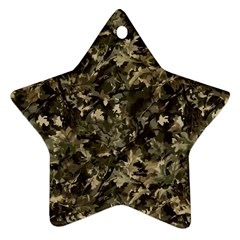 Camouflage Army Survival Uniform Ornament (star)