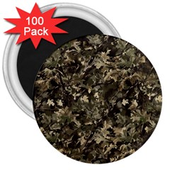 Camouflage Army Survival Uniform 3  Magnets (100 Pack)