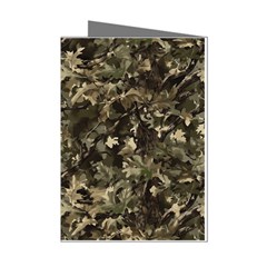 Camouflage Army Survival Uniform Mini Greeting Cards (pkg Of 8)