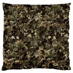 Camouflage Army Survival Uniform Large Cushion Case (one Side)