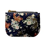 Japanese Wave Koi Illustration Pattern Mini Coin Purse Front