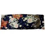 Japanese Wave Koi Illustration Pattern 21 x60  Body Pillow Case Dakimakura (Two Sides) Front