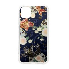 Japanese Wave Koi Illustration Pattern Iphone 11 Tpu Uv Print Case