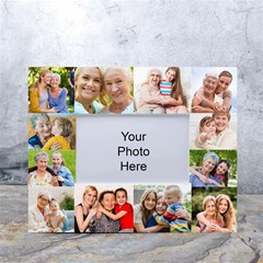 Personalized 12 Photo White Tablet Photo Frame - White Tabletop Photo Frame 4 x6 