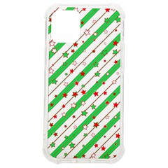 Christmas Paper Stars Pattern Texture Background Colorful Colors Seamless Iphone 12 Mini Tpu Uv Print Case	