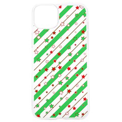 Christmas Paper Stars Pattern Texture Background Colorful Colors Seamless Iphone 15 Pro Tpu Uv Print Case by Ket1n9