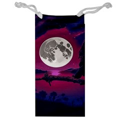 Dreamscape Oasis (ai+human) Jewelry Bag