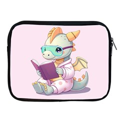 Baby Dragon Reading Apple Ipad 2/3/4 Zipper Cases