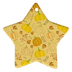 Pumpkins Autumn Fall Harvest Ornament (star)