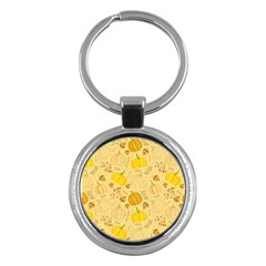 Pumpkins Autumn Fall Harvest Key Chain (round)