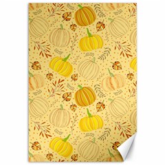 Pumpkins Autumn Fall Harvest Canvas 12  X 18  by Apenda