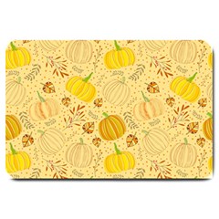 Pumpkins Autumn Fall Harvest Large Doormat by Apenda