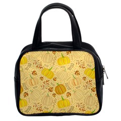 Pumpkins Autumn Fall Harvest Classic Handbag (two Sides)