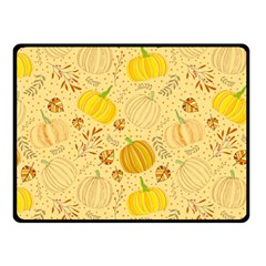 Pumpkins Autumn Fall Harvest Fleece Blanket (small)