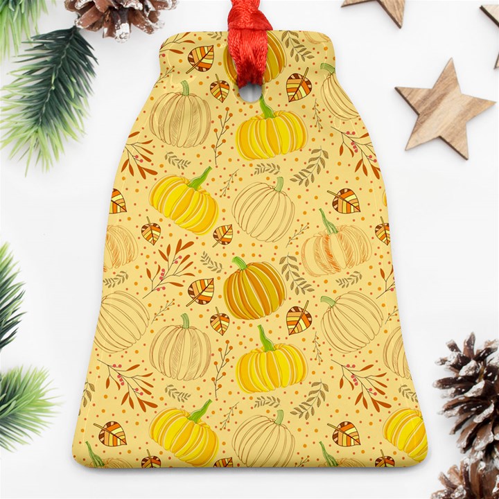 Pumpkins Autumn Fall Harvest Ornament (Bell)