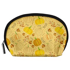 Pumpkins Autumn Fall Harvest Accessory Pouch (large) by Apenda