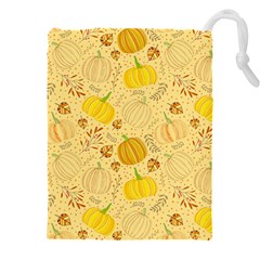 Pumpkins Autumn Fall Harvest Drawstring Pouch (5xl) by Apenda