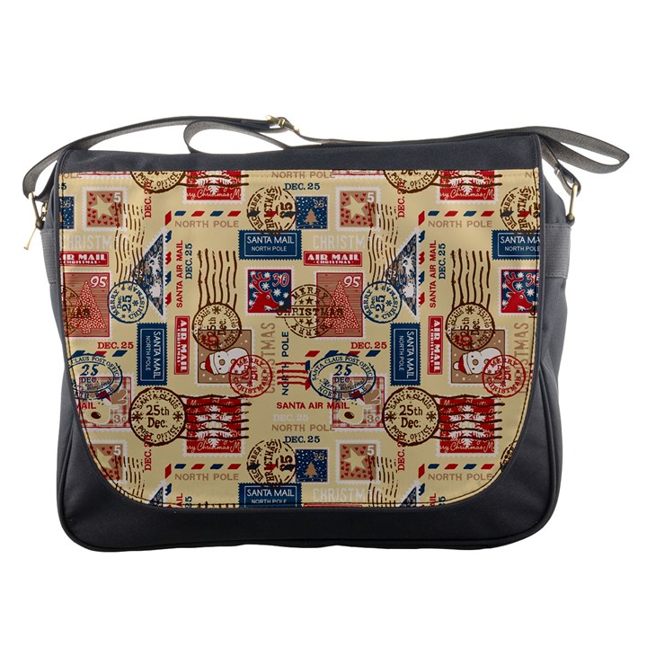 Letters Writing Paper Text Pattern Messenger Bag