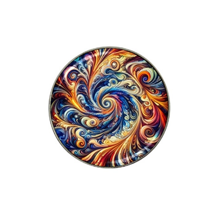 Colorful Motion Abstract Art Hat Clip Ball Marker (10 pack)