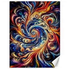 Colorful Motion Abstract Art Canvas 36  X 48 