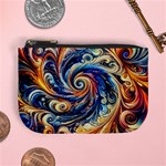 Colorful Motion Abstract Art Mini Coin Purse Front