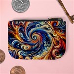 Colorful Motion Abstract Art Mini Coin Purse Back