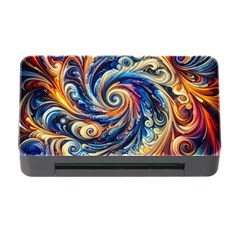 Colorful Motion Abstract Art Memory Card Reader With Cf