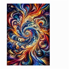 Colorful Motion Abstract Art Small Garden Flag (two Sides) by ExtraGoodSauce