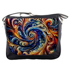 Colorful Motion Abstract Art Messenger Bag