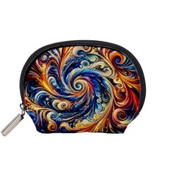 Colorful Motion Abstract Art Accessory Pouch (small)