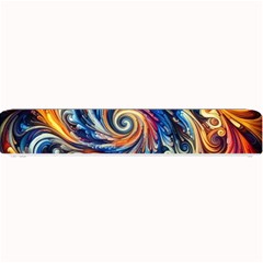 Colorful Motion Abstract Art Small Bar Mat