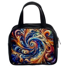 Colorful Motion Abstract Art Classic Handbag (two Sides)