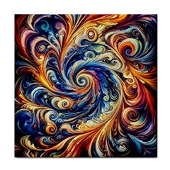 Colorful Motion Abstract Art Face Towel